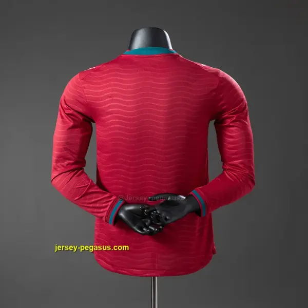Portugal 2026 Home Player Version Long-Sleeve Jersey