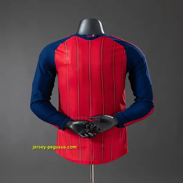 Spain 2026 Home Long-Sleeve Player Version Jerseys