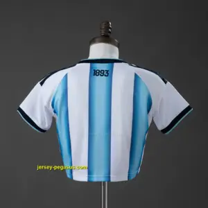 Argentina 2026 Home Crop Top Style