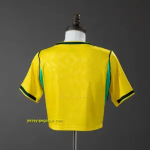 Brazil 2026 Home crop top style Jersey
