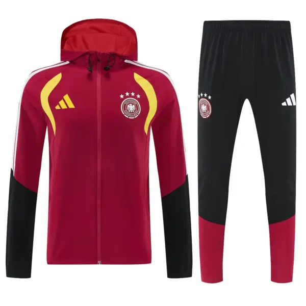 Germany 2026 red windbreaker jacket+pants