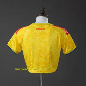 Colombia 2026 Home Crop Top Style