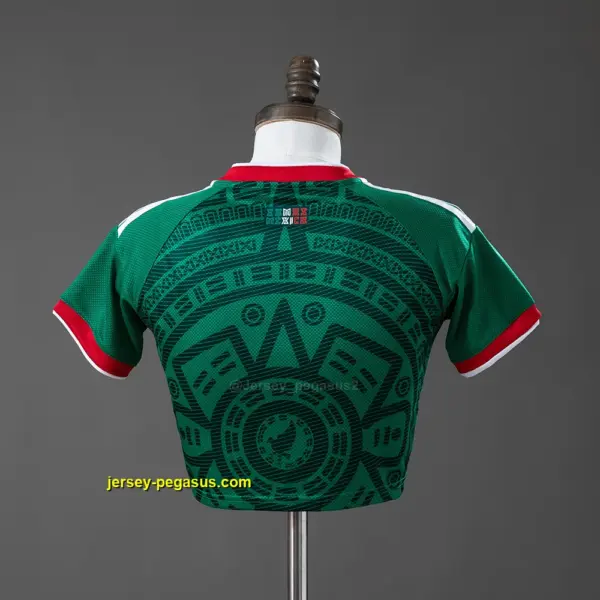 Mexico 2026 Home Crop Top Style