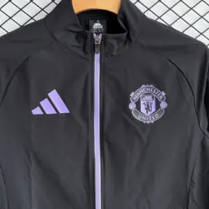 Man U black windbreaker jacket+pants