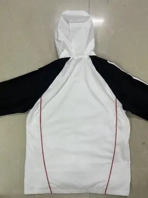 Man U white windbreaker jacket