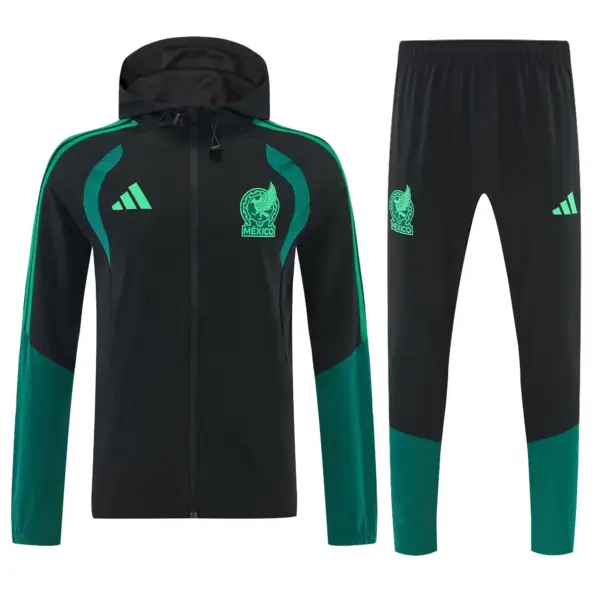 Mexico 2026 green windbreaker jacket+pants