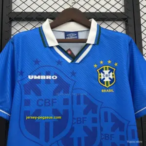 1994 Retro Brazil Away Jersey