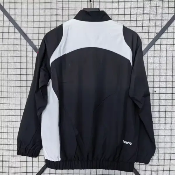 Paris black windbreaker jacket