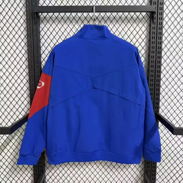 Paris blue windbreaker jacket