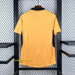 20 Retro Wolverhampton Wanderers Home Gold with Black Trim Jersey