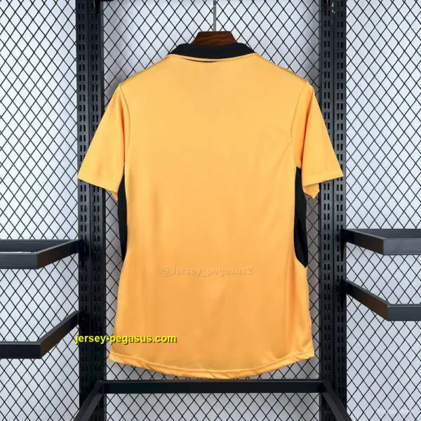 20 Retro Wolverhampton Wanderers Home Gold with Black Trim Jersey