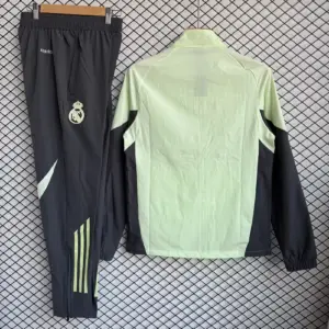 Real Madrid green windbreaker jacket+pants