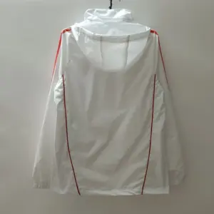 Roma white windbreaker jacket