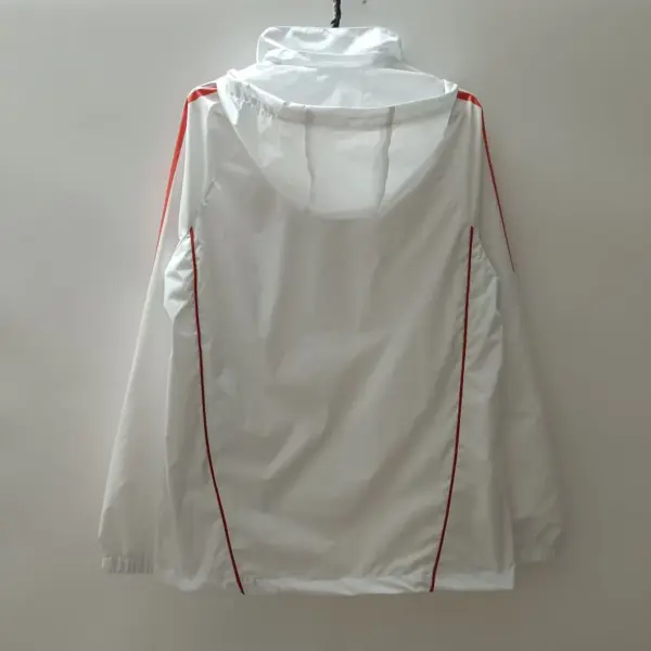 Roma white windbreaker jacket
