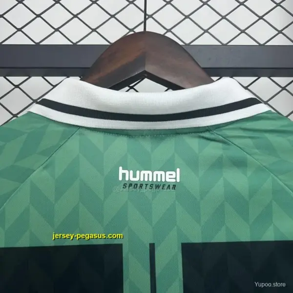 Real Betis Green with Black Vertical Stripes Jersey