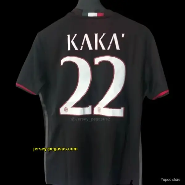 Retro 16 17 AC Milan Home Jersey With Serie A Full Patches