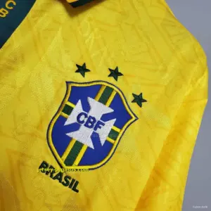 Retro 19 Brazil Home Soccer Jersey