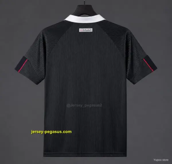 Retro 19 England Black & Red Away Jersey