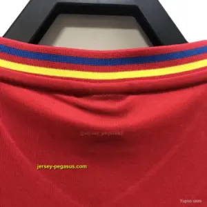 Retro 1990 Colombia Away Red Soccer Jersey