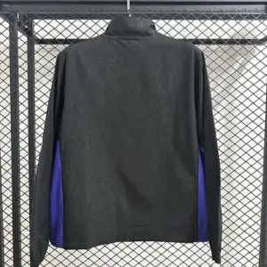 B- black windbreaker jacket