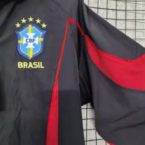 Brazil 2026 black windbreaker jacket
