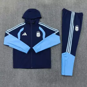 Argentina 2026 blue windbreaker jacket+pants