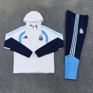 Argentina 2026 white windbreaker jacket+pants