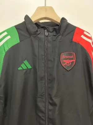 Arsenal black- red-green windbreaker jacket