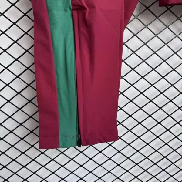Morocco 2026 red with green windbreaker tracksuit