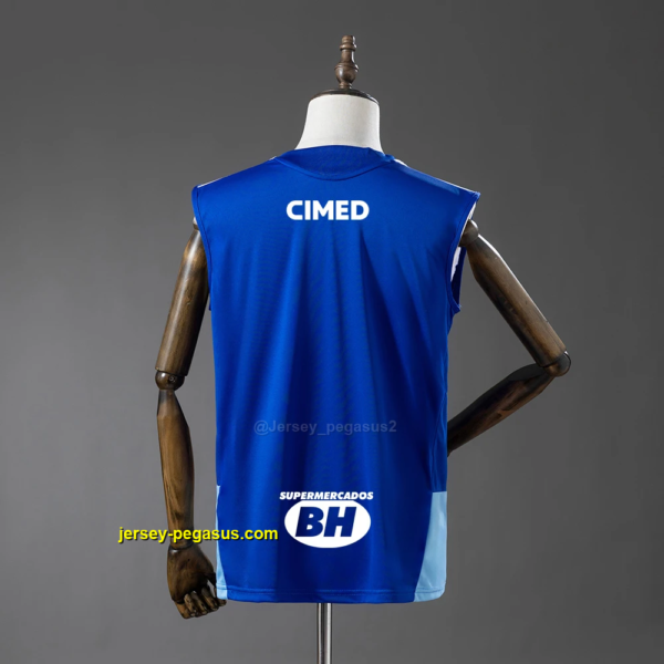 Cruzeiro All sponsors Training - Blue Vest 2026-27 Jersey