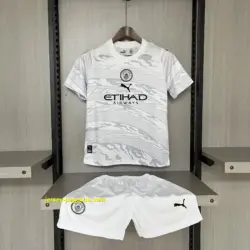 Children's clothing 2024-25 Manchester City special edition off-white