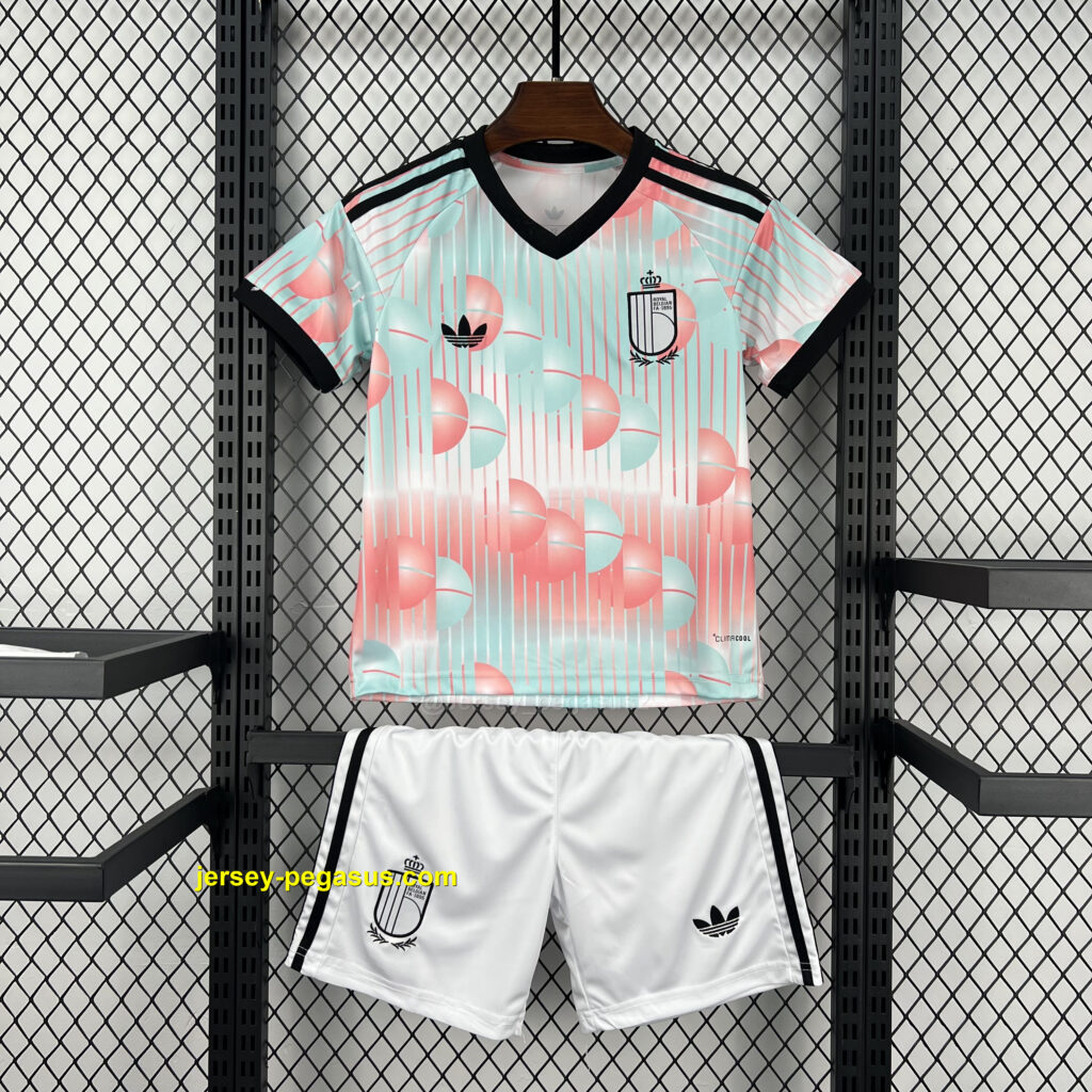 Kids Belgium 2026 World Cup Away Kit