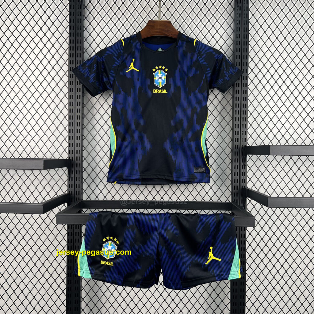 Kids Brazil 2026 World Cup Away Kit