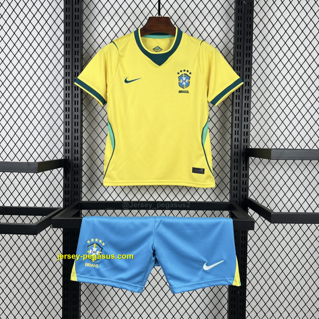 Kids Brazil 2026 World Cup Home Kit