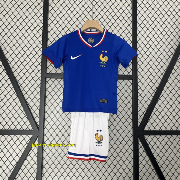 2024 France Home Kid Kits Children Sets Best Jerseys 2024 France Home Kid Kits Children Sets Best Jerseys