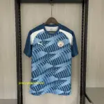 Manchester City training uniform blue