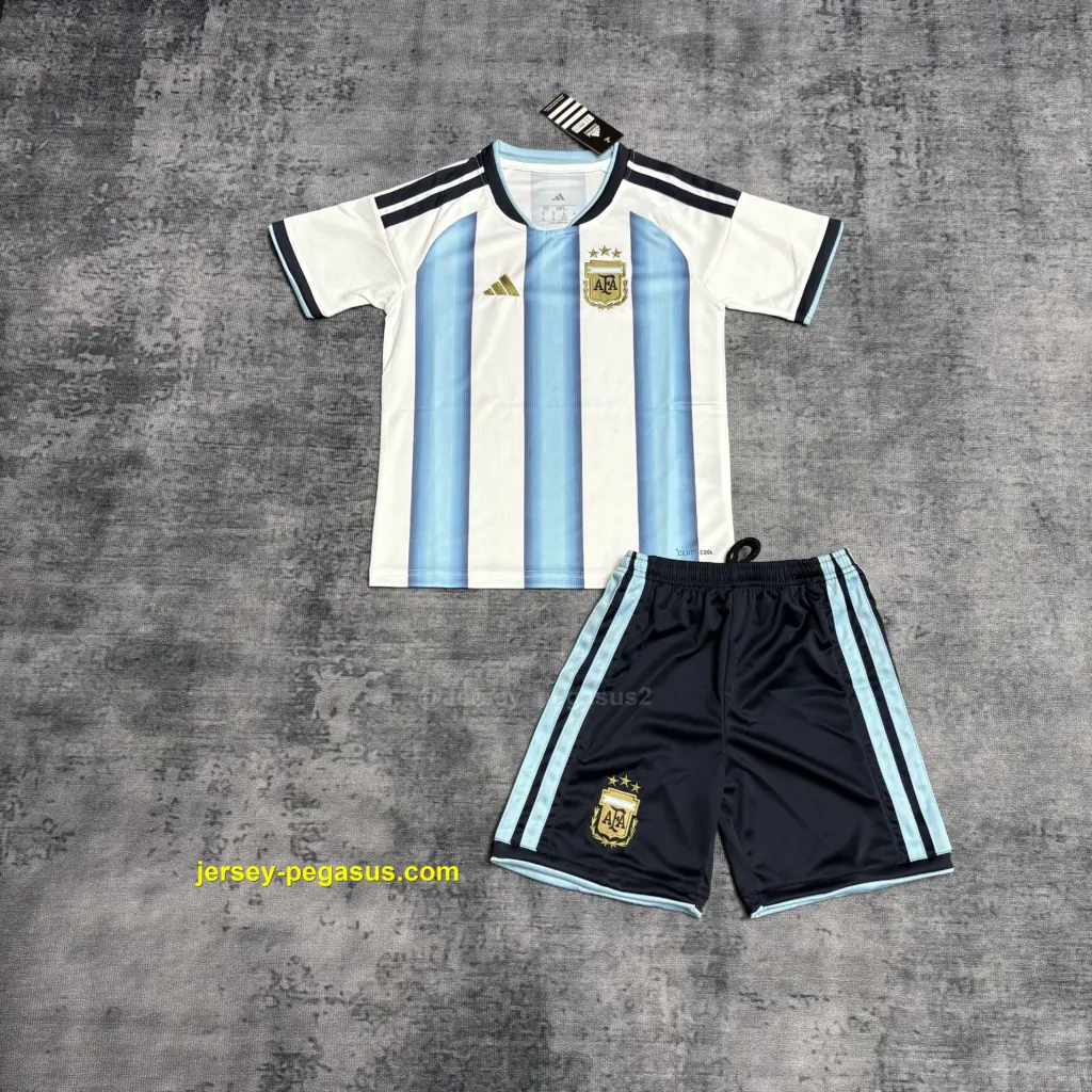 Kids 2026 Argentina Home Jersey