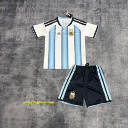 Kids 2026 Argentina Home Jersey