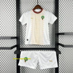 Kids Morocco 2026 World Cup Away Kit