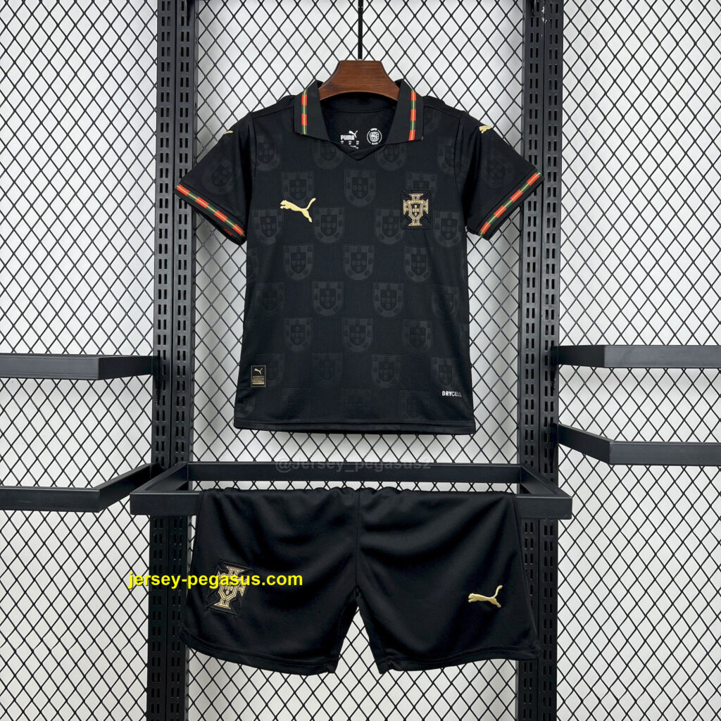 Kids Portugal 2026 World Cup Away Jersey Kit