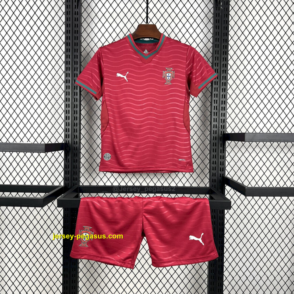 Kids Portugal 2026 World Cup Home Kit