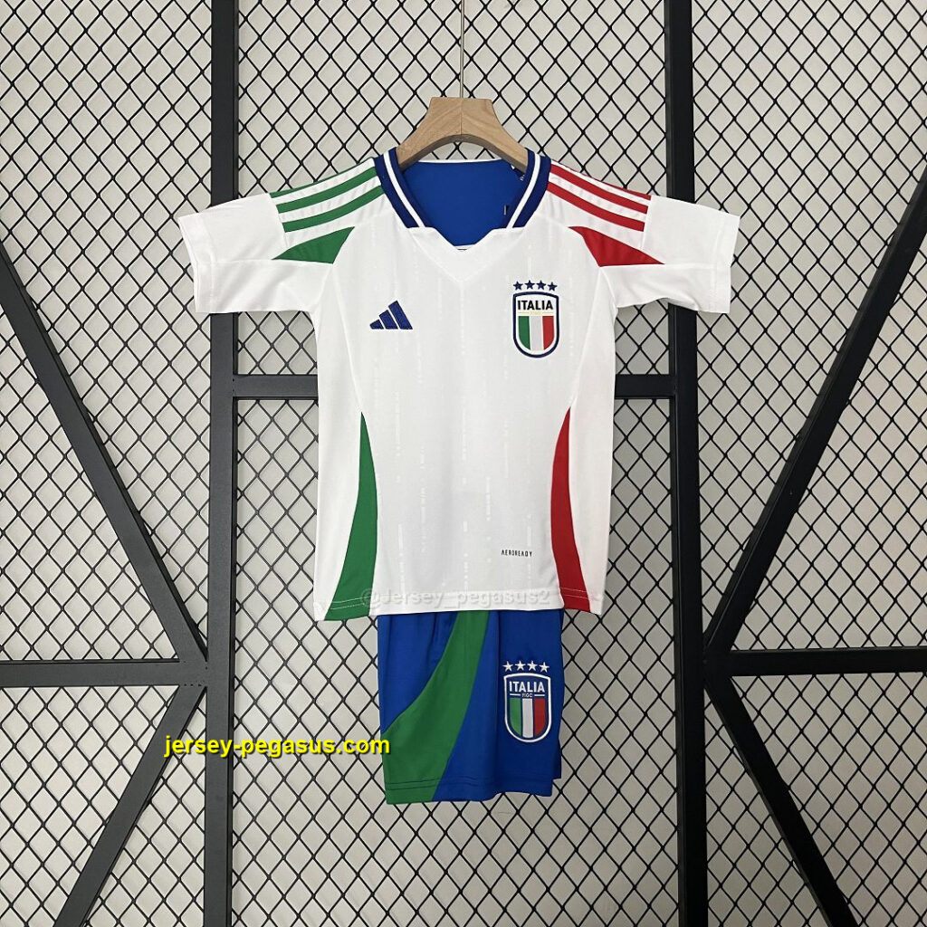 2024 Italy Away Kid Kits Children Sets Jersey