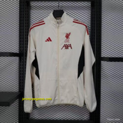 Liverpool White Windbreaker (with Inner Lining)