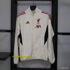 Liverpool White Windbreaker (with Inner Lining)