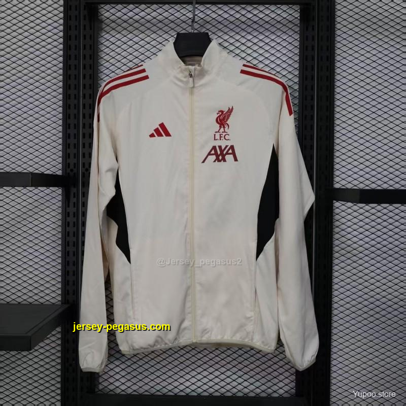 Liverpool White Windbreaker (with Inner Lining) Liverpool White Windbreaker (with Inner Lining)