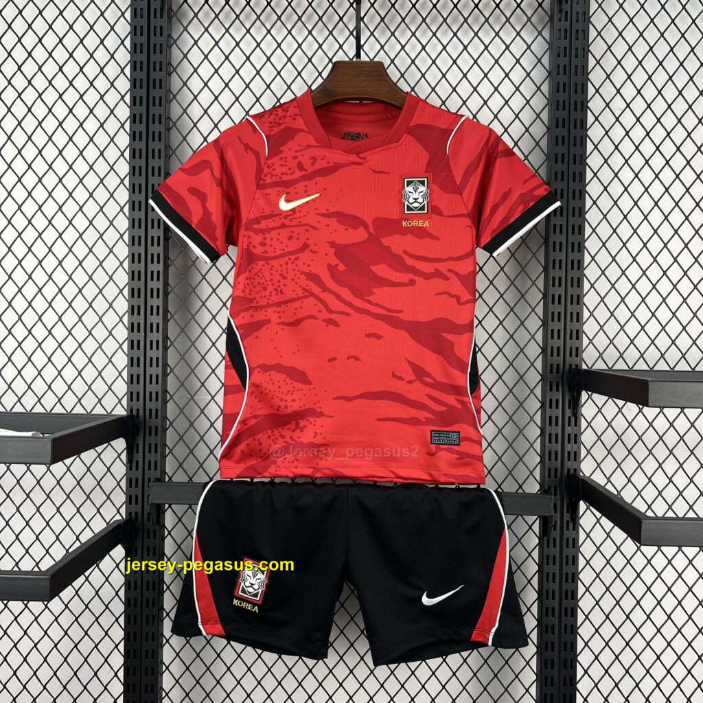 Kids South Korea 2026 World Cup Home Kit