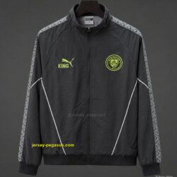 Manchester City x KING Dark Grey Windbreaker Jacket
