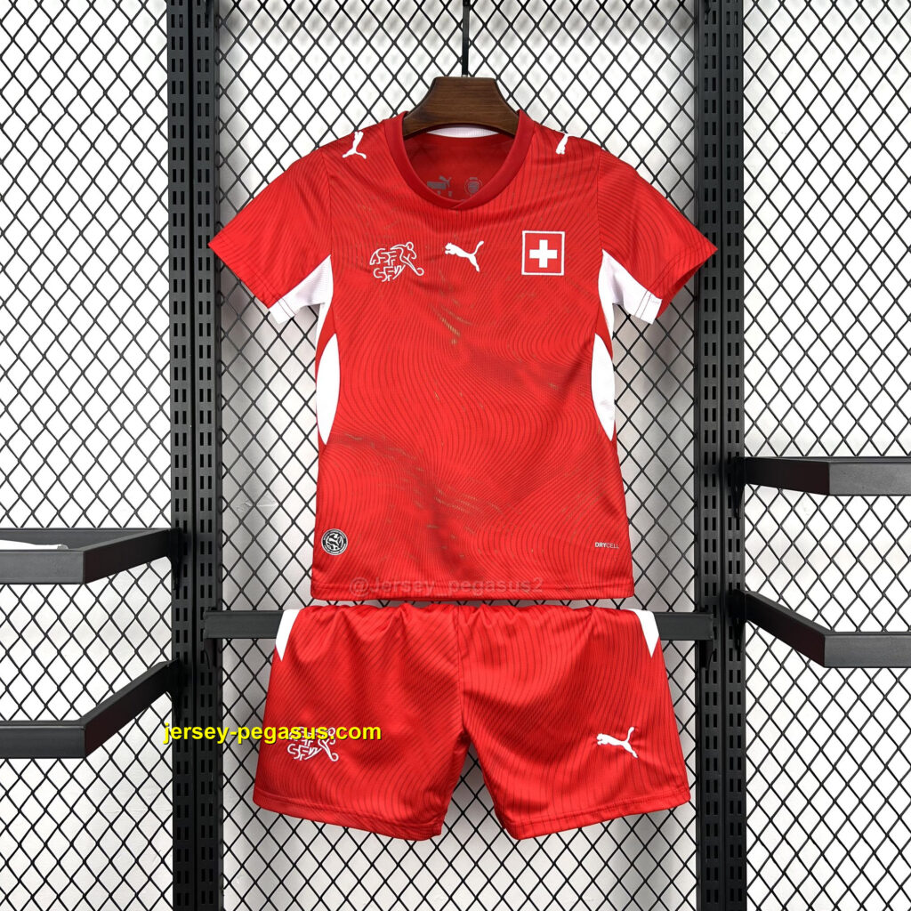 Kids Switzerland 2026 World Cup Home Kit