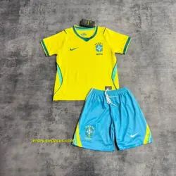 Kids 2026 Brazil Home Jersey,