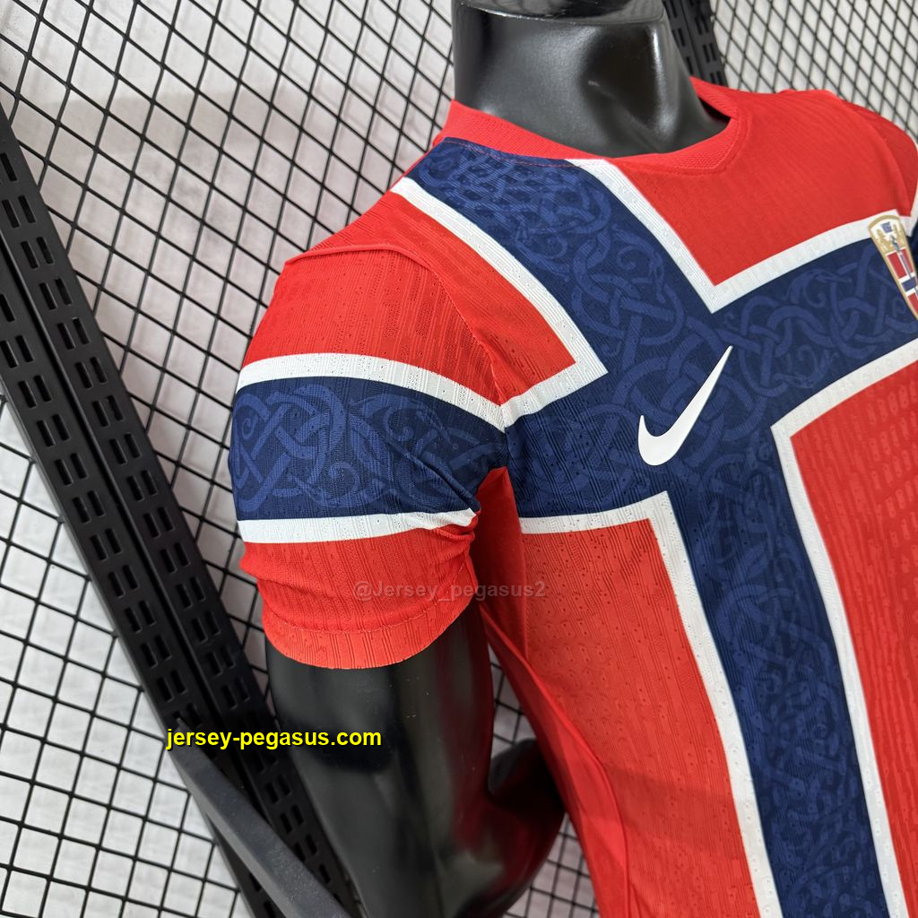 Norway 2026 World Cup Home Jersey Player Version Norway 2026 World Cup Home Jersey Player Version